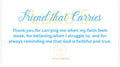 Friend That Carries Bracelet – Blue