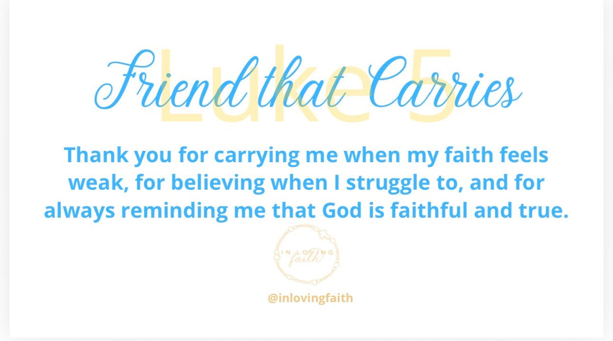 Friend That Carries Bracelet – Blue