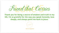 Friend That Carries Bracelet – Green
