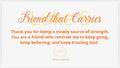 Friend That Carries Bracelet – Orange