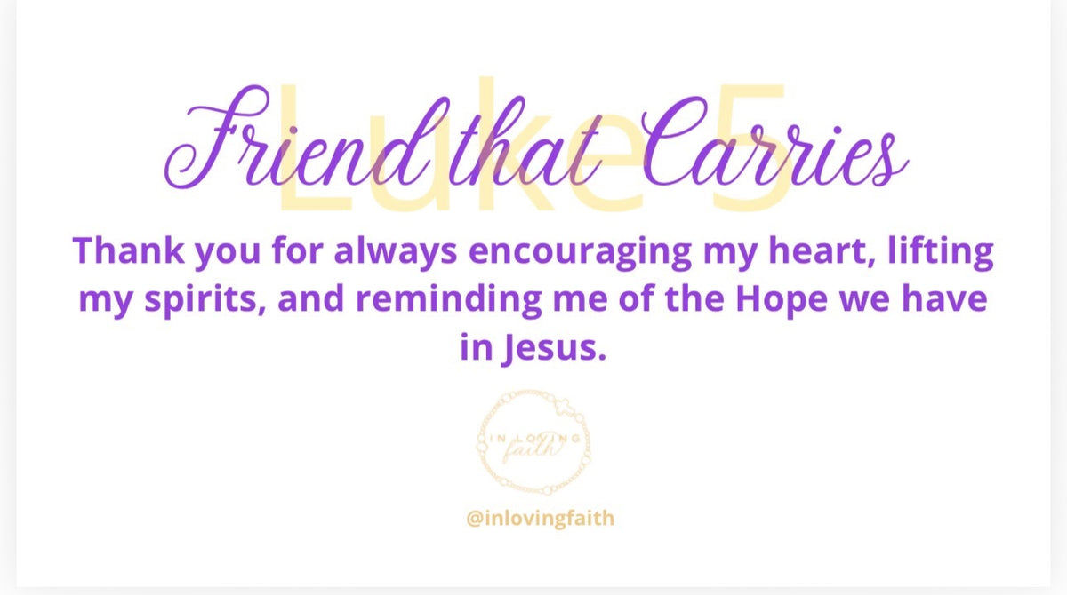 Friend That Carries Bracelet – Purple