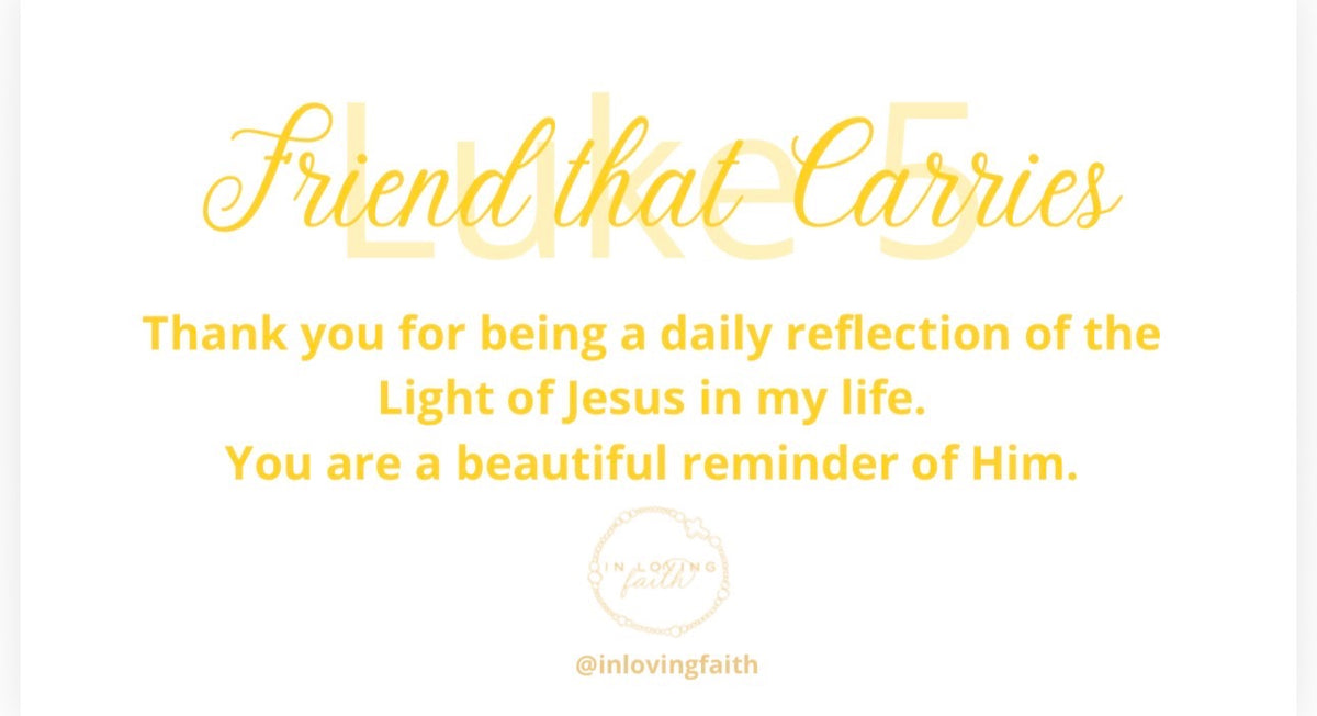 Friend That Carries Bracelet – Yellow
