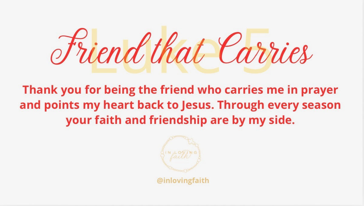 Friend That Carries Bracelet – Red